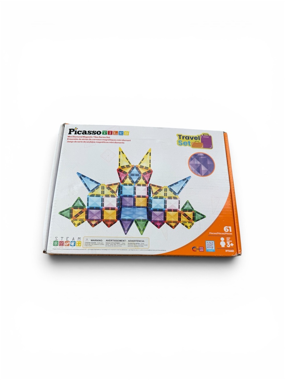 Travel Set Magnetic Building Blocks - Multicolor (61 pcs)